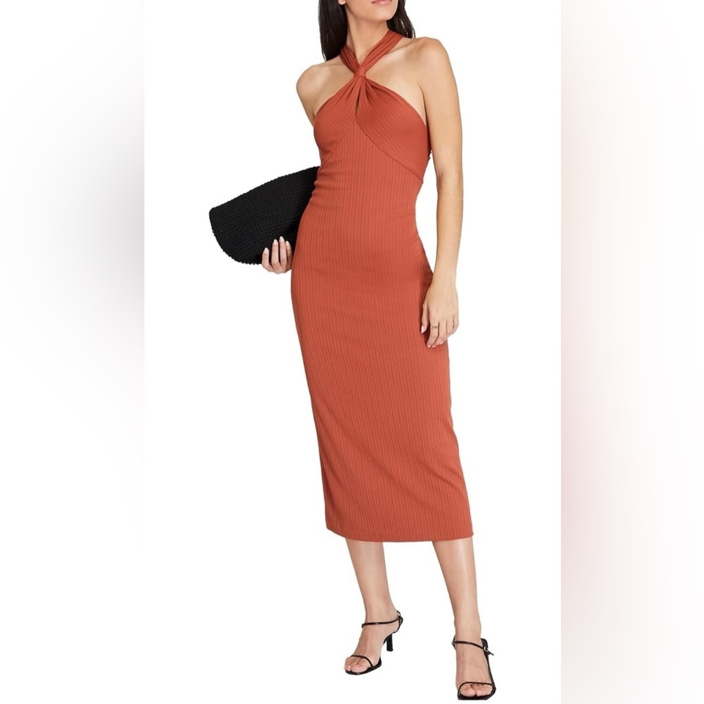 Club Monaco Women's Verigated Rib Knit Dress Size L